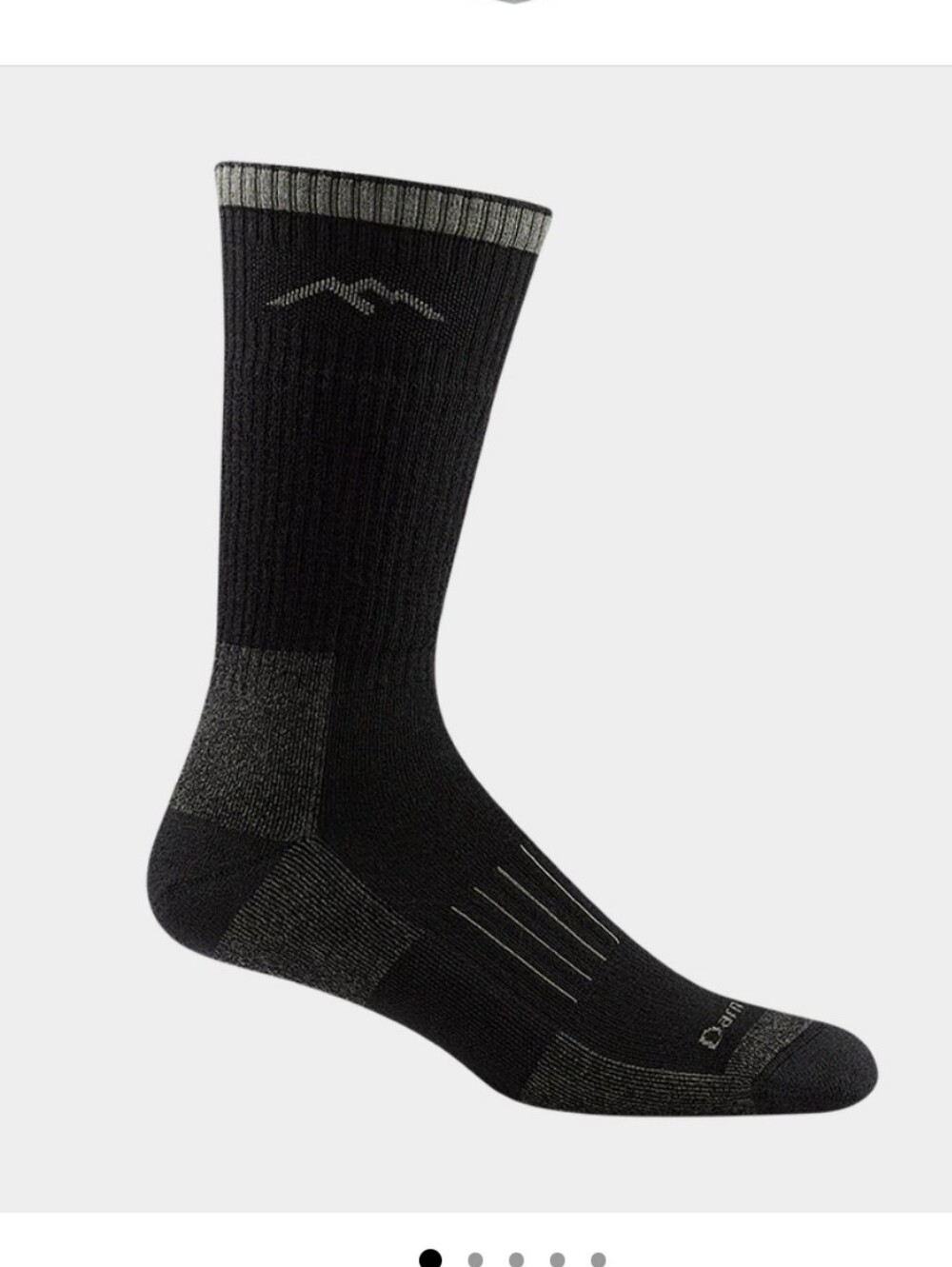 Darn Tough Hunter Full Cushion Boot Socks- Charcoal- M(8-9.5)